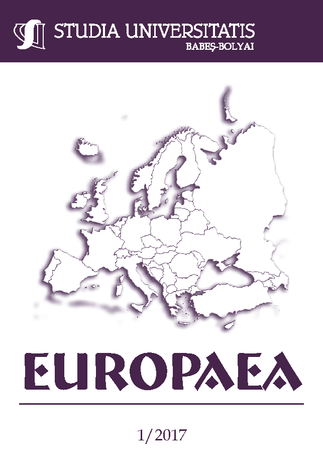 STUDIA UBB EUROPAEA, Volume 62 (LXII), No. 1, March 2017