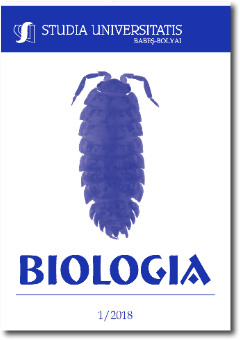 STUDIA UBB BIOLOGIA, Volume 63 (LXIII), No. 1, June 2018