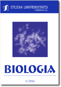 STUDIA UBB BIOLOGIA, Volume 61 (LXI), No. 1, June 2016