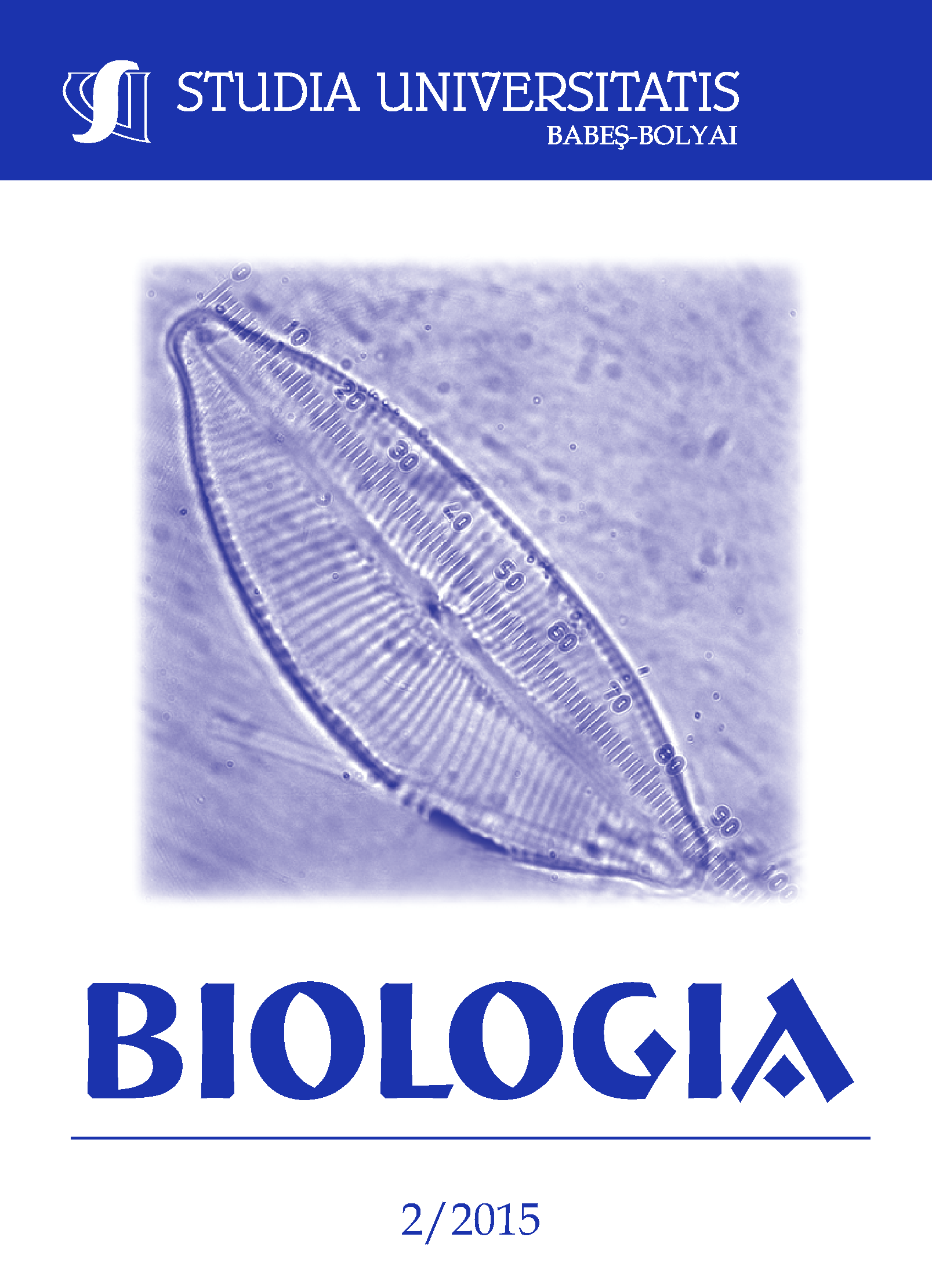 STUDIA UBB BIOLOGIA, Volume 60 (LX), No. 2, December 2015