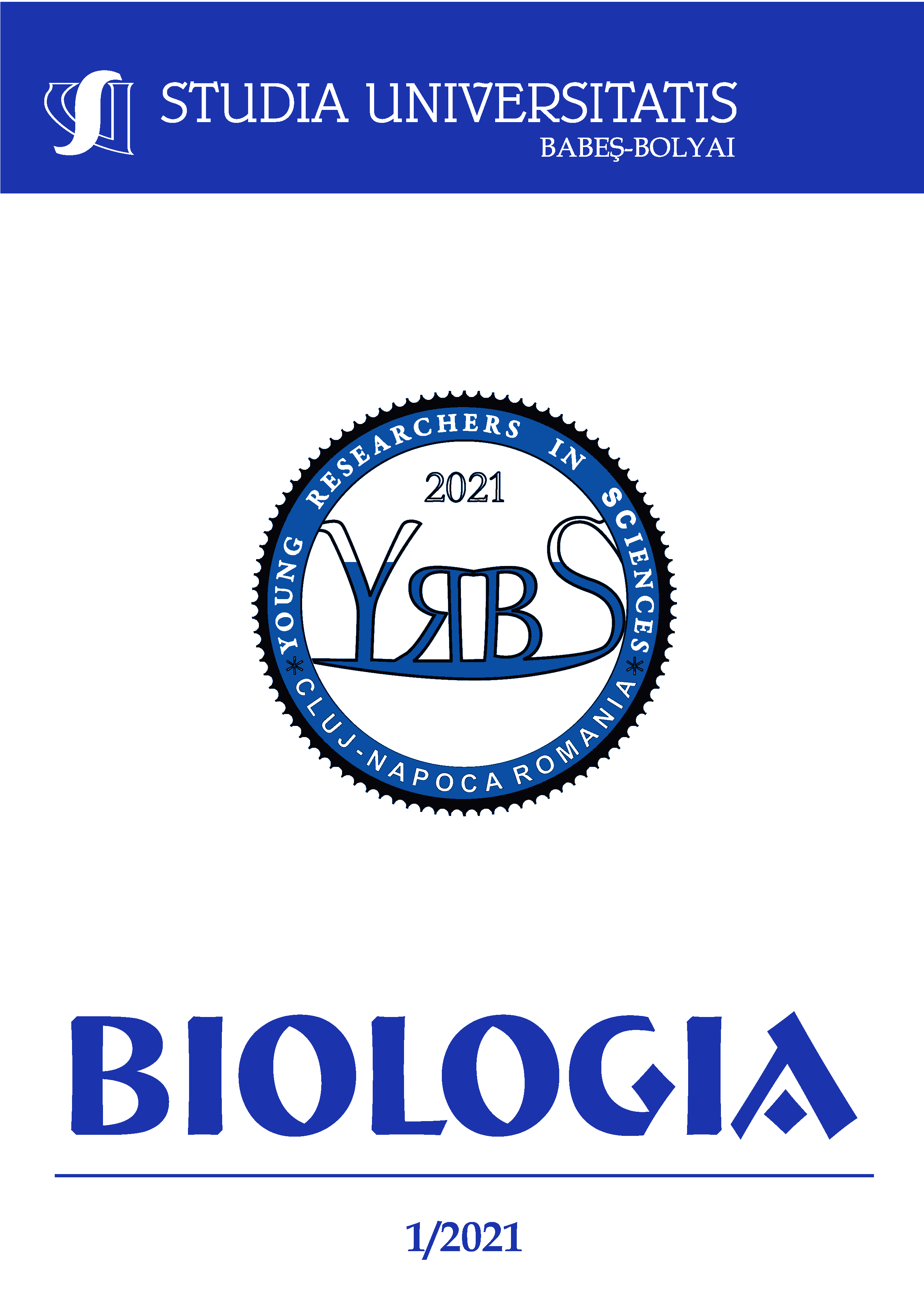 STUDIA UBB BIOLOGIA, Volume 66 (LXVI), No. 1, June 2021