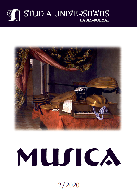 STUDIA UBB MUSICA, Volume 65 (LXV), No. 2, December 2020
