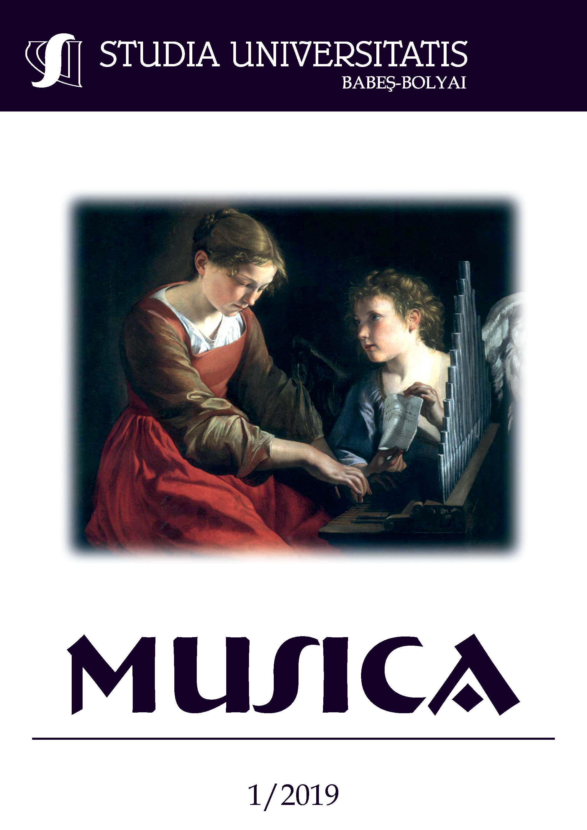 STUDIA UBB MUSICA, Volume 64 (LXIV), No. 1, June 2019