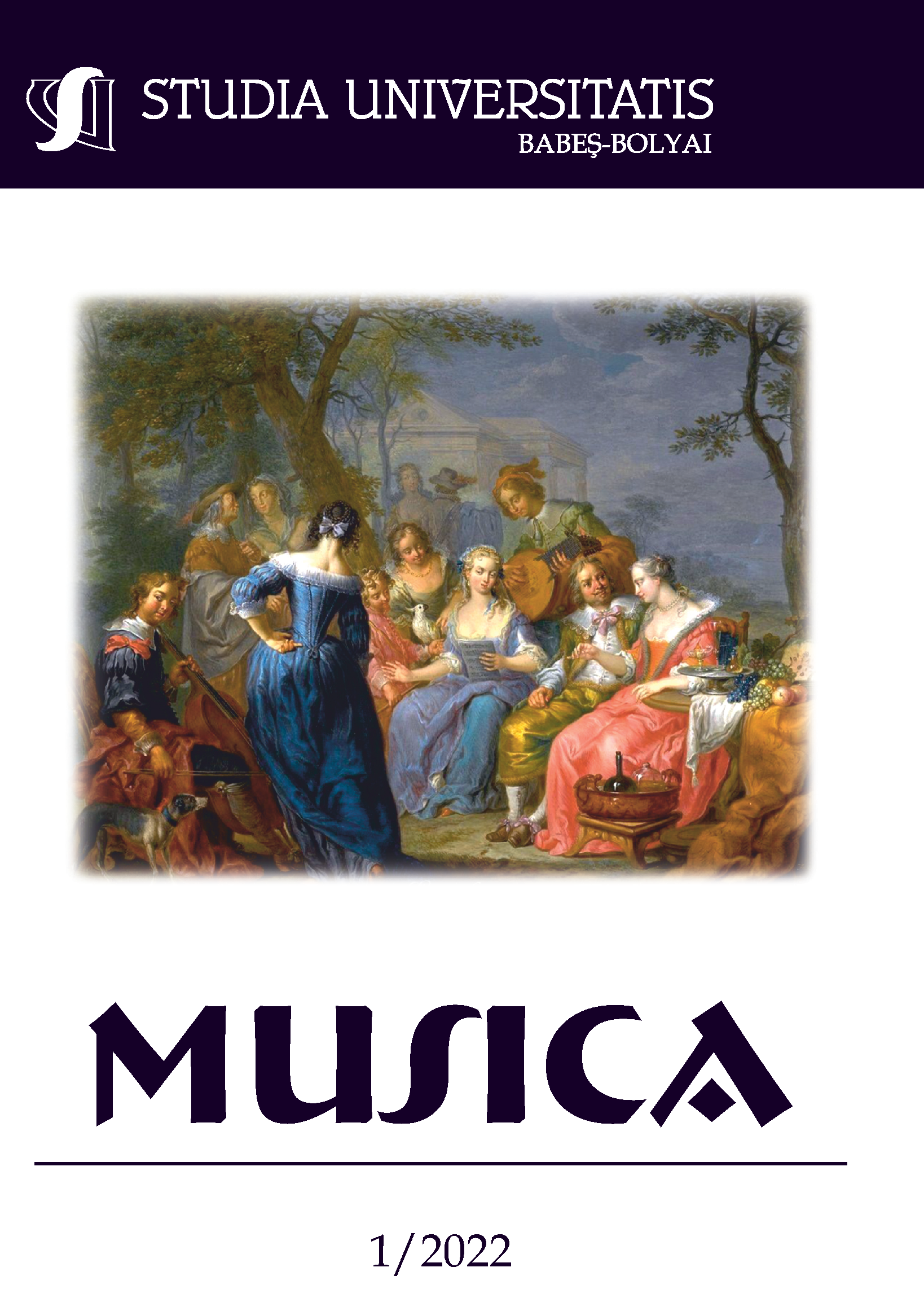 STUDIA UBB MUSICA, Volume 67 (LXVII), No. 1, June 2022