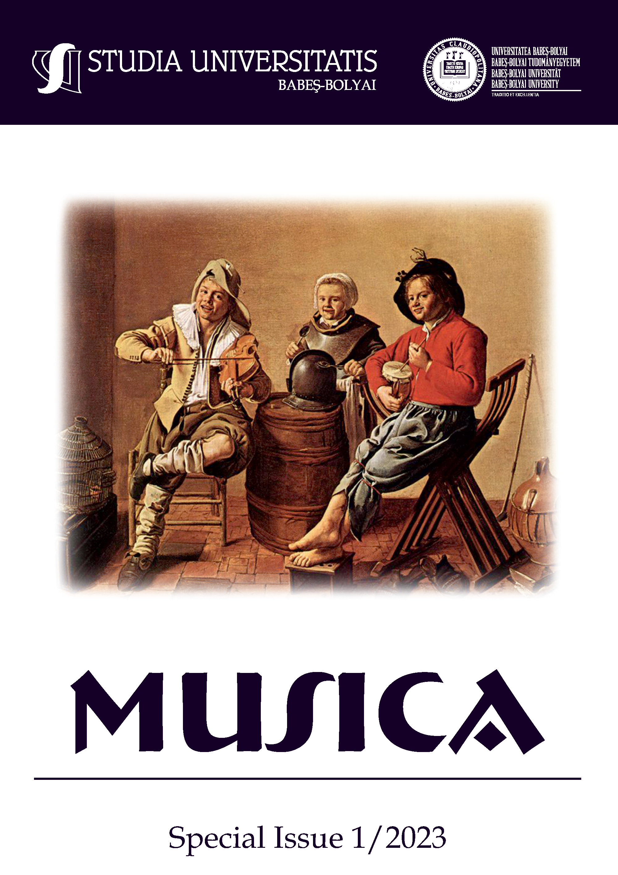 STUDIA UBB MUSICA, Volume 68 (LXVIII), Special Issue 1, July 2023