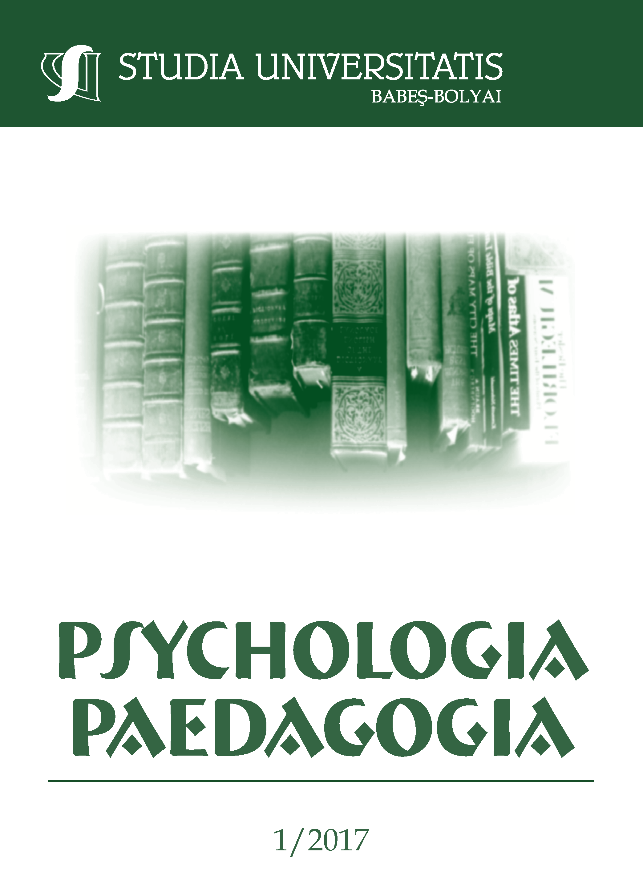 STUDIA UBB PSYCHOL.-PAED., Volume 62 (LXII), No. 1, June 2017