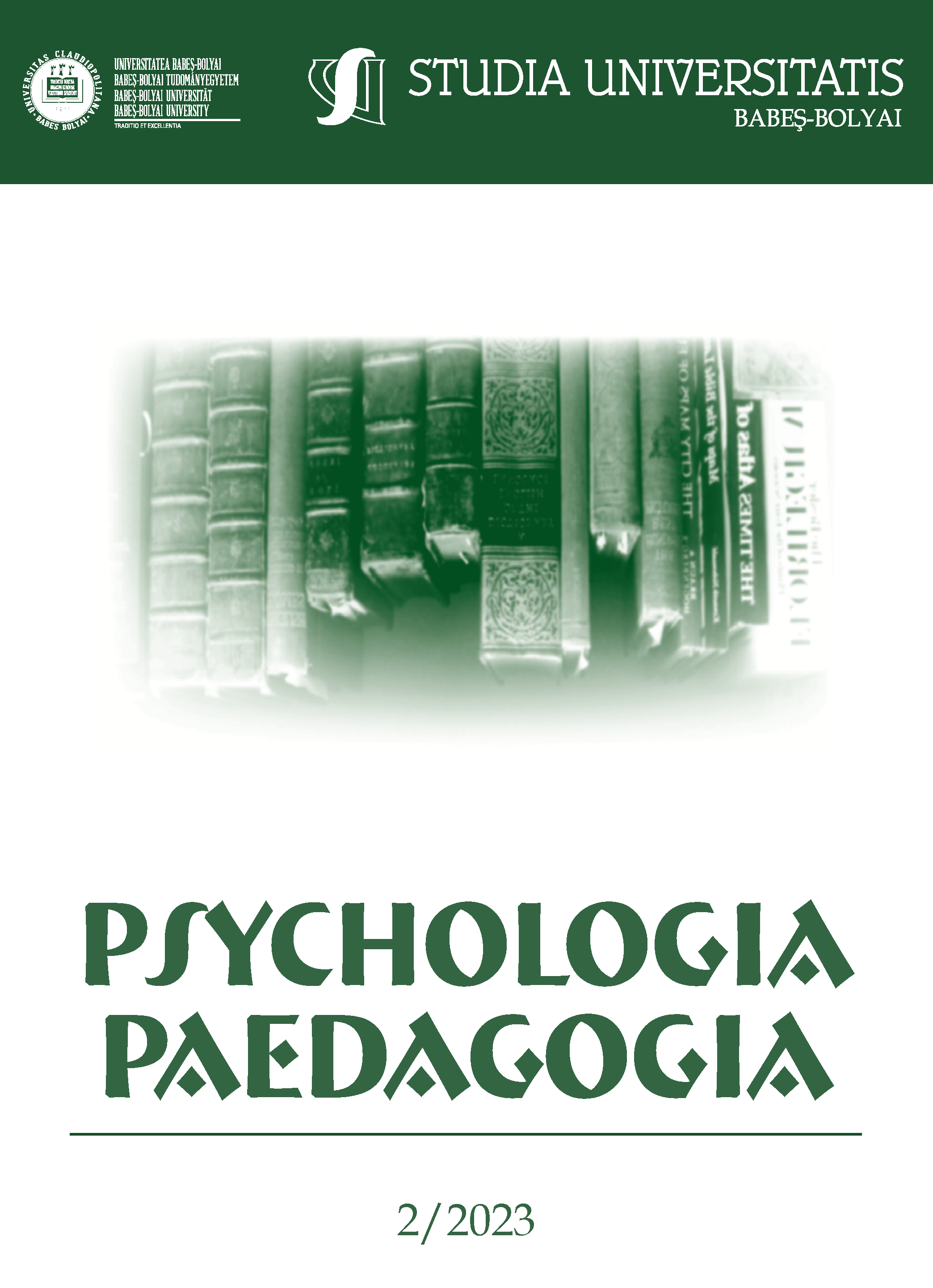 STUDIA UBB PSYCHOL.-PAED., Volume 68 (LXVIII), No. 2, December 2023