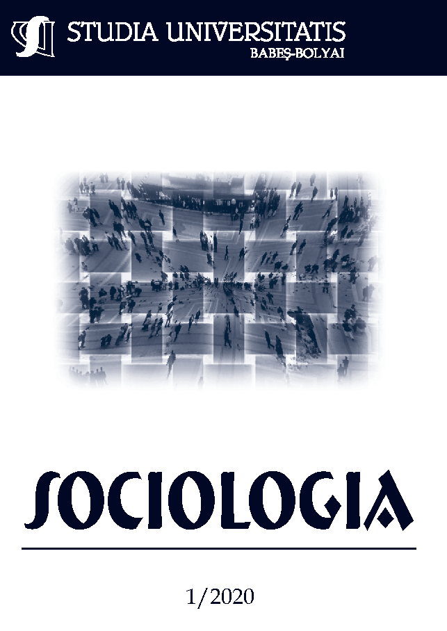STUDIA UBB SOCIOLOGIA, Volume 65 (LXV), No. 1, June 2020