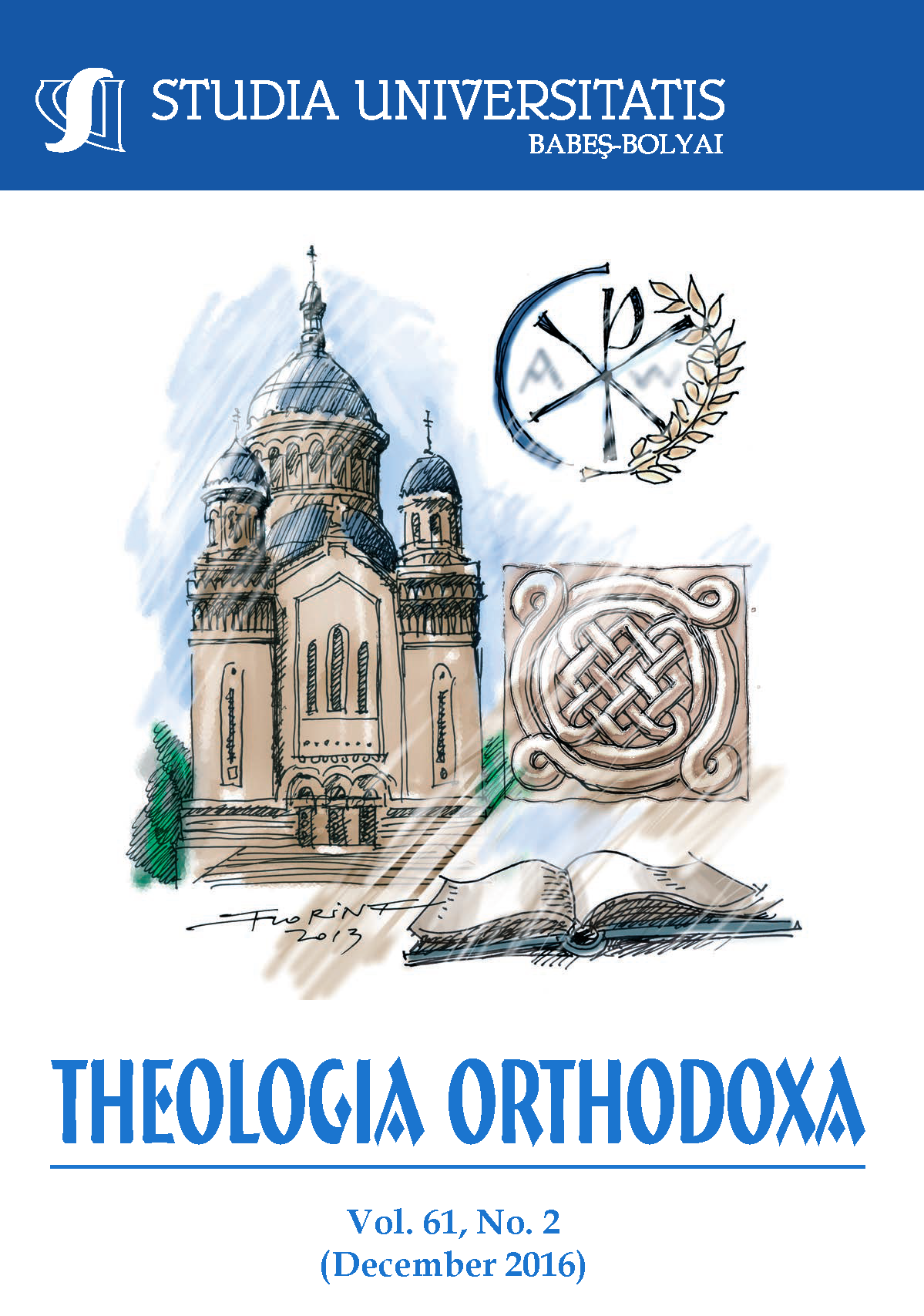 STUDIA UBB THEOLOGIA ORTHODOXA, Volume 61 (LXI), No. 2, December 2016