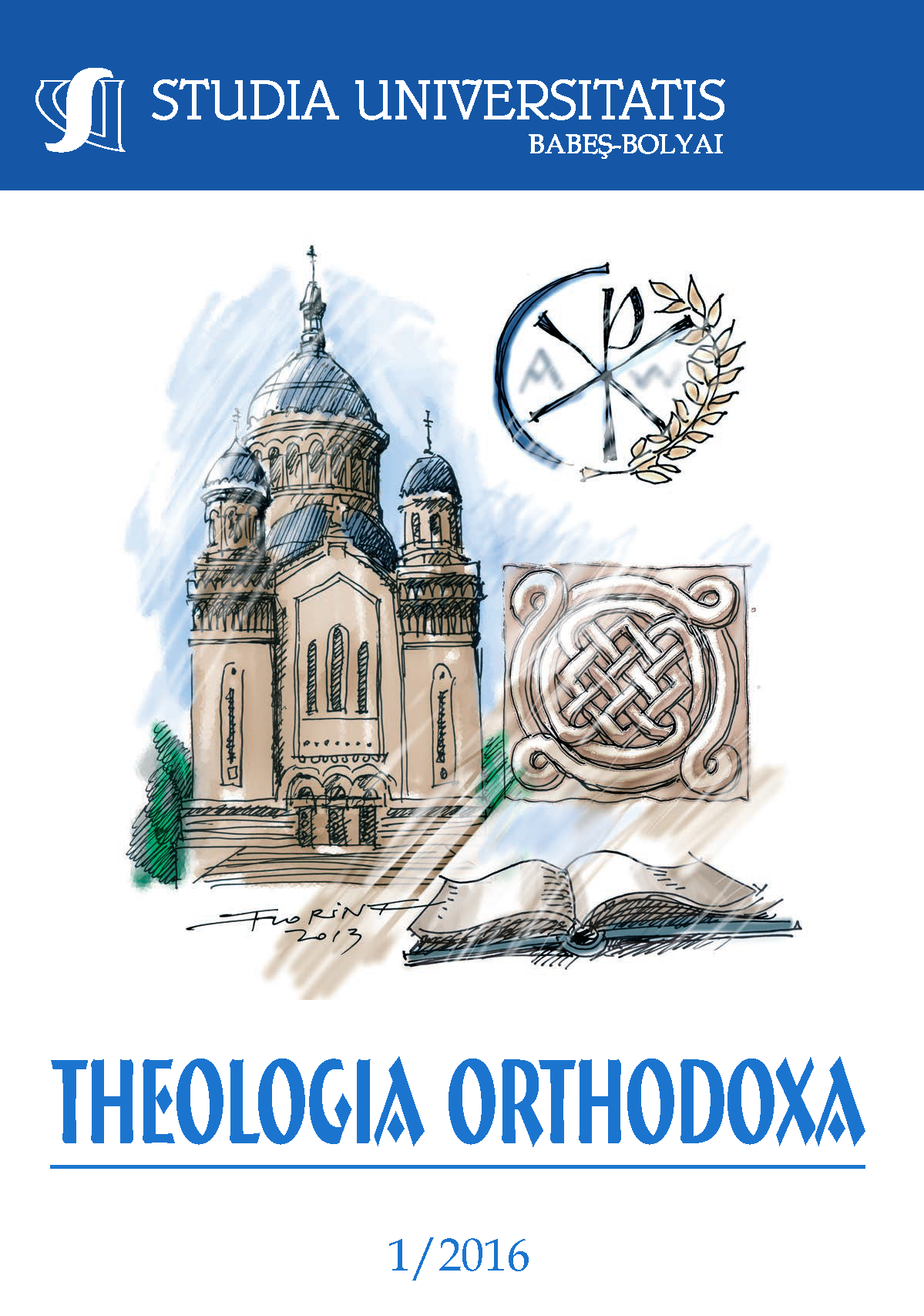 STUDIA UBB THEOLOGIA ORTHODOXA, Volume 61 (LXI), No. 1, June 2016