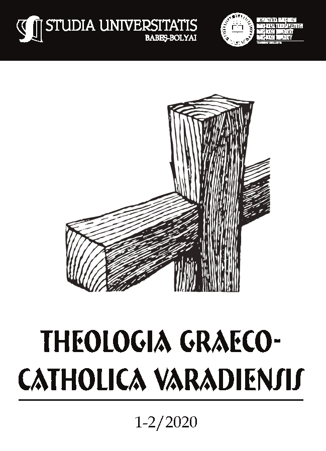 STUDIA UBB THEOL. GR.-CATH. VARAD., Volume 65 (LXV), No. 1-2, December 2020