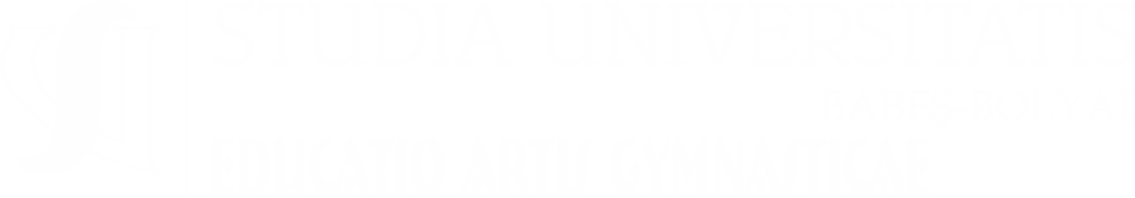 Studia Universitatis Babeș-Bolyai Educatio Artis Gymn., Babeş-Bolyai University, Cluj-Napoca, Romania 